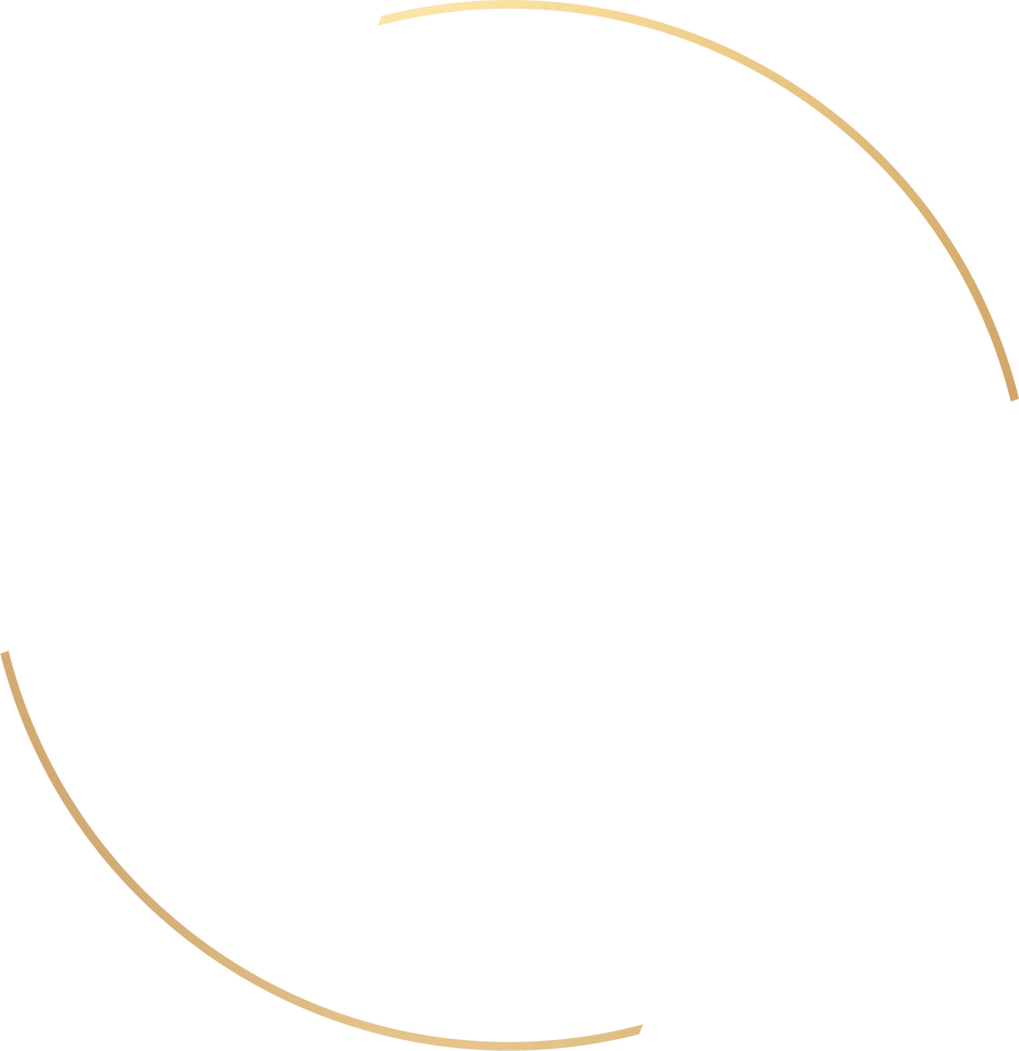Gold Luxury Logo Element Circle Line Shape